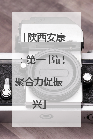 陕西安康：第一书记聚合力促振兴