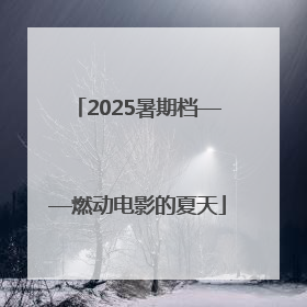 2025暑期档——燃动电影的夏天